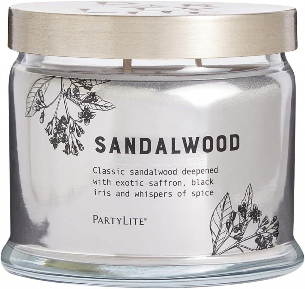 3-Docht-Duftwachsglas Sandalwood